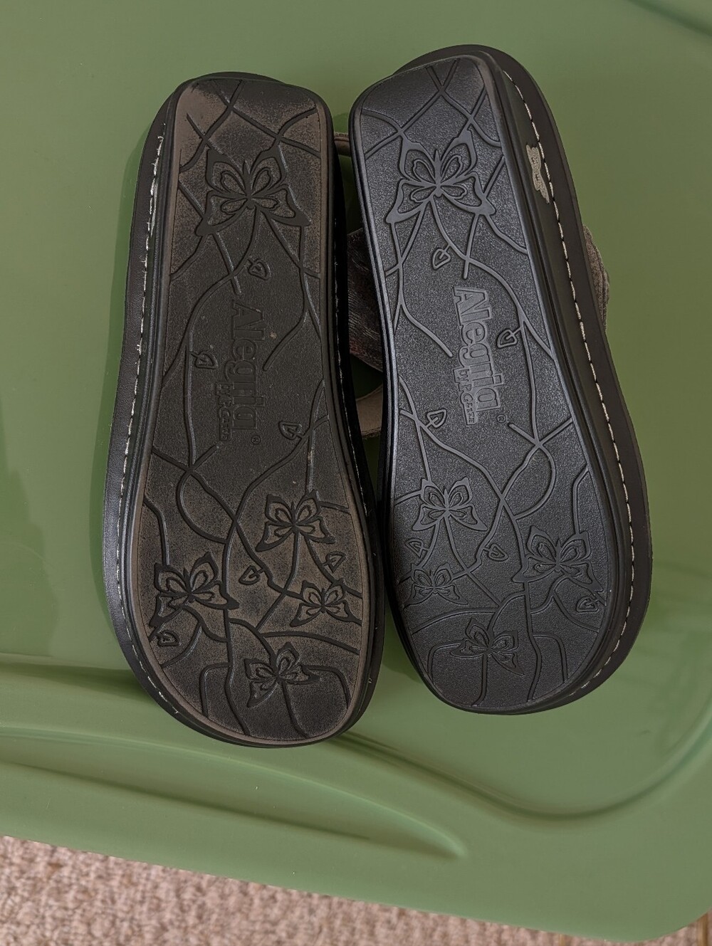 Alegria Leather Sandals Size 37 - Picture 10 of 10